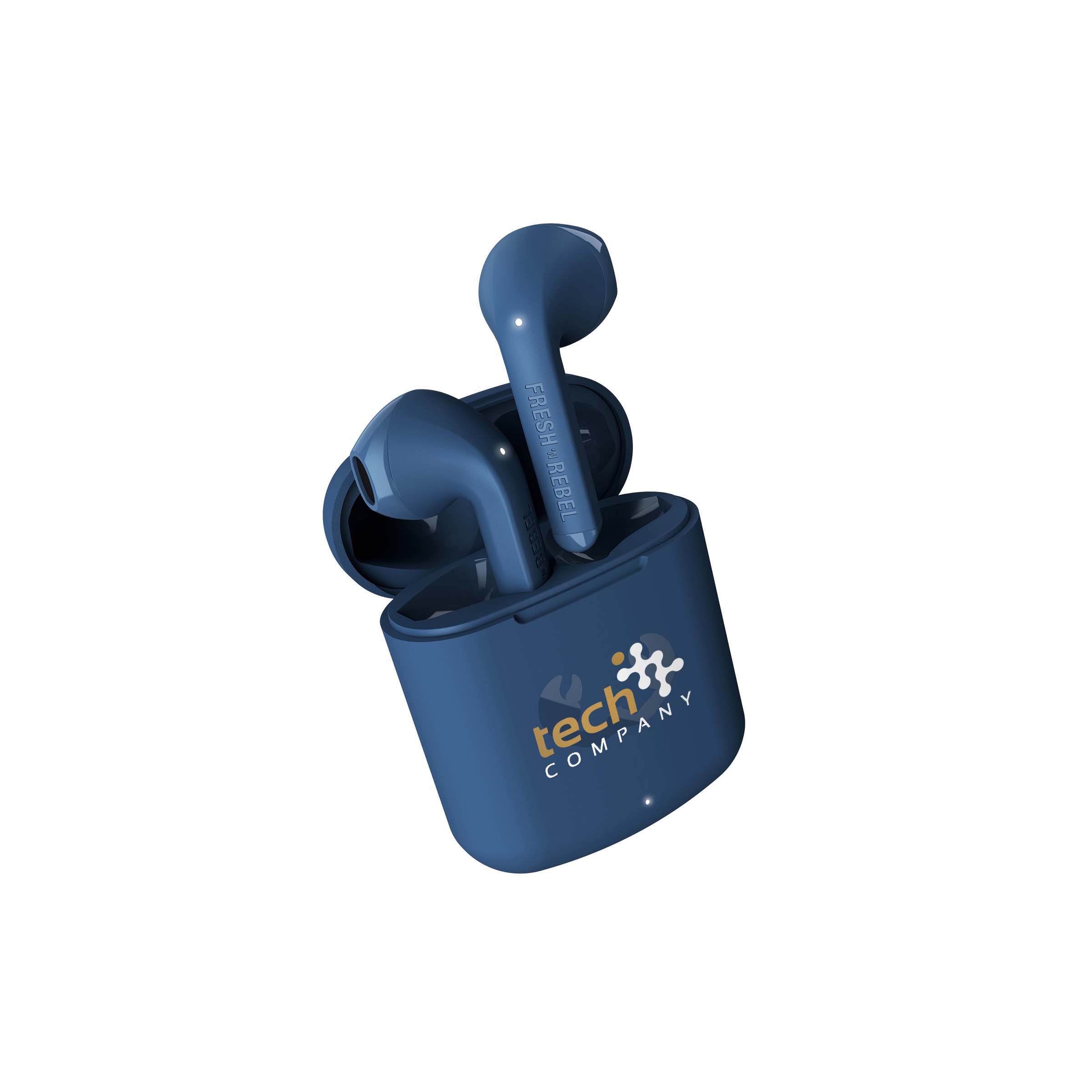 Fresh 'n Rebel Twins Core Steel Blue

Dual Master (linker und rechter Kopfhörer können einzeln verwendet werden)
Touch-Steuerung
Sprachassistent
30 Stunden Spielzeit
Personalisierung mit Vollfarbdruck und einem Sleeve
