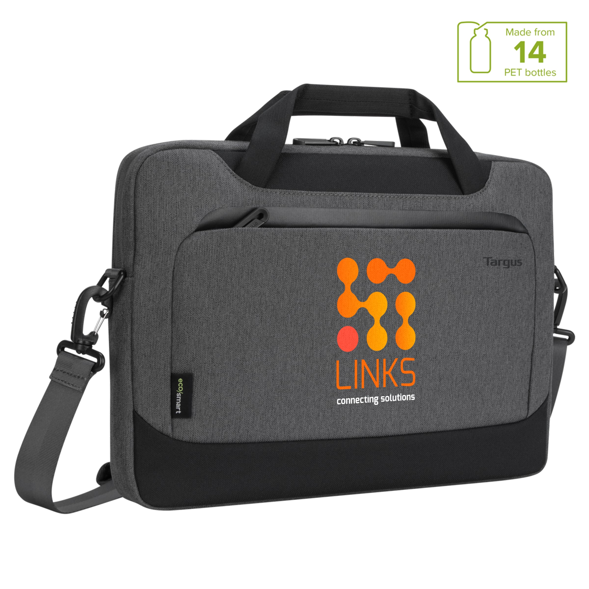 Targus Cypress Eco Slimcase 15.6″ Grey

Hergestellt aus 14 recycelten PET-Flaschen
Passend für einen 15,6″ Laptop
2 verschiedene Fächer

Personalisiert mit einem Thermotransferdruck