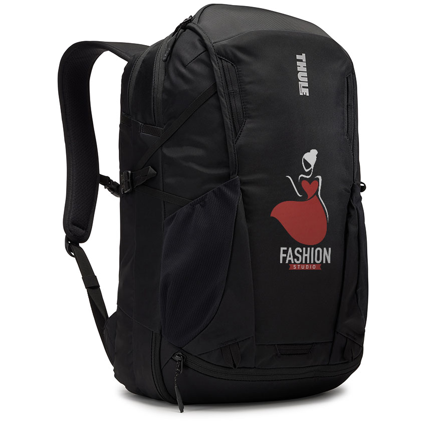 Thule EnRoute Rucksack 30L Schwarz

Fassungsvermögen: 30L
Passt für einen 15,6„-Laptop und ein 10,5“-Tablet
Spezielle Taschen für eine einfache Organisation
Einfach an Ihrem Rollgepäck zu befestigen

Personalisierung mit vollfarbigem Thermodruck
