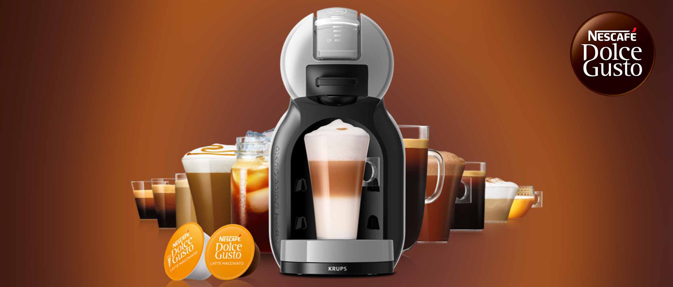 Dolce Gusto  A cup of Dolce Gusto coffee is the result of a promise. A promise to grow and offer better coffee responsibly and sustainably.
